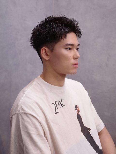 メンズショート 刈り上げスタイル 原宿 本間ゆうだい